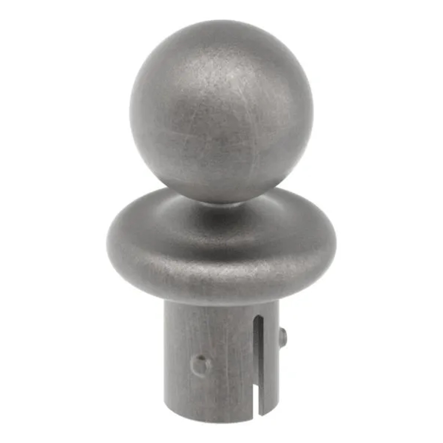 FeNau Kugelrohrknopf Für Ø 33,7x2,5-2,9 mm Stahl S235JR Roh