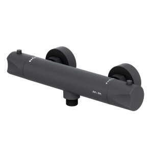 AM.PM Thermostat Duscharmatur Hit, schwarz. Mischbatterie aus Messing für die Dusche.