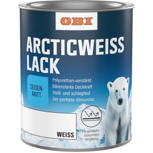 OBI Arctic Weißlack seidenmatt 375 ml
