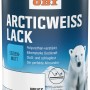 Dose OBI Arctic Weißlack seidenmatt, 375ml. Weißlack für Innen- und Außenbereich.