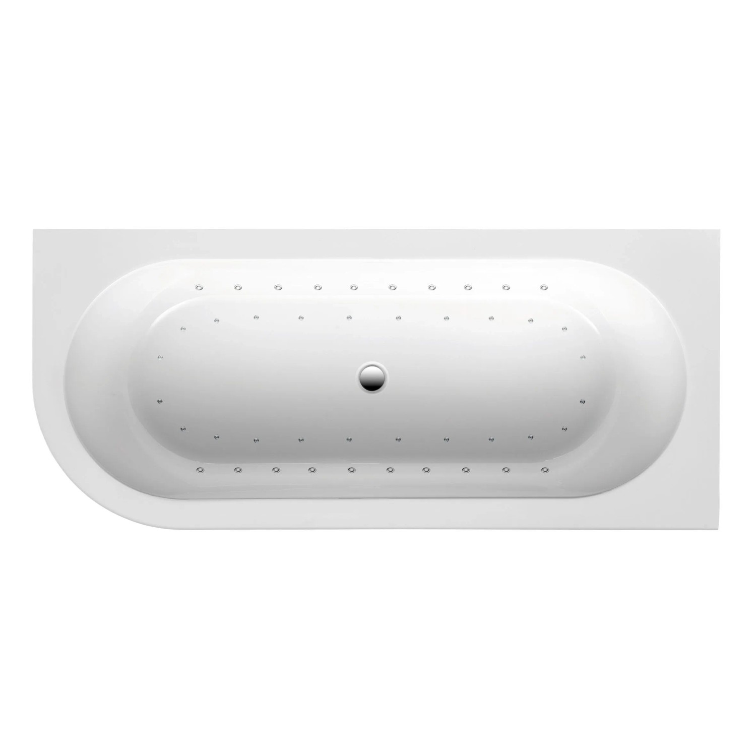 Ottofond Whirlpool Links Modena Corner Komfort-Light-Silentsystem 178 cm x 78 cm