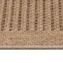 Ayyildiz Outdoor-Teppich Dhaka, schwarz-braun, 80x250 cm, Detailansicht der Textur.