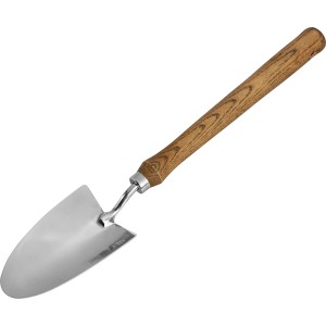LUX Hochbeet Gartenschaufel Classic mit Edelstahlblatt und Holzgriff für Hochbeete.