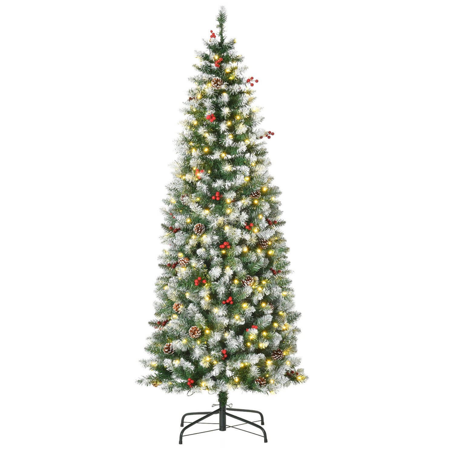 Thumbnail - HOMCOM Weihnachtsbaum 1,8 m mit 618 Zweige Ø65 x 180 cm