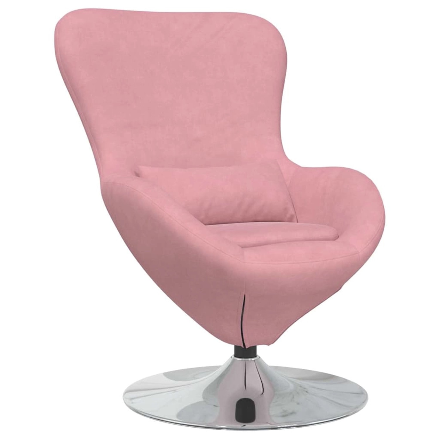 vidaXL Eiersessel Rosa 63 x 73 x 90 cm Samt 42002728 günstig online kaufen