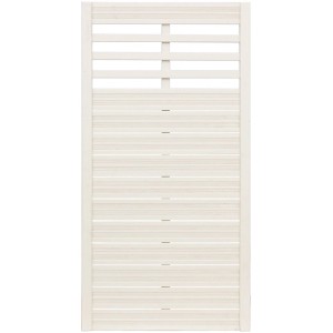 Lackiertes Sichtschutzzaun-Element Soho Cream, 180x90cm, für moderne Gartengestaltung.