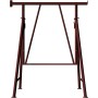 Brauner Schake Faltgerüstbock Compact S, 1,2 m x 1,95 m, verstellbar und robust für Bauarbeiten.