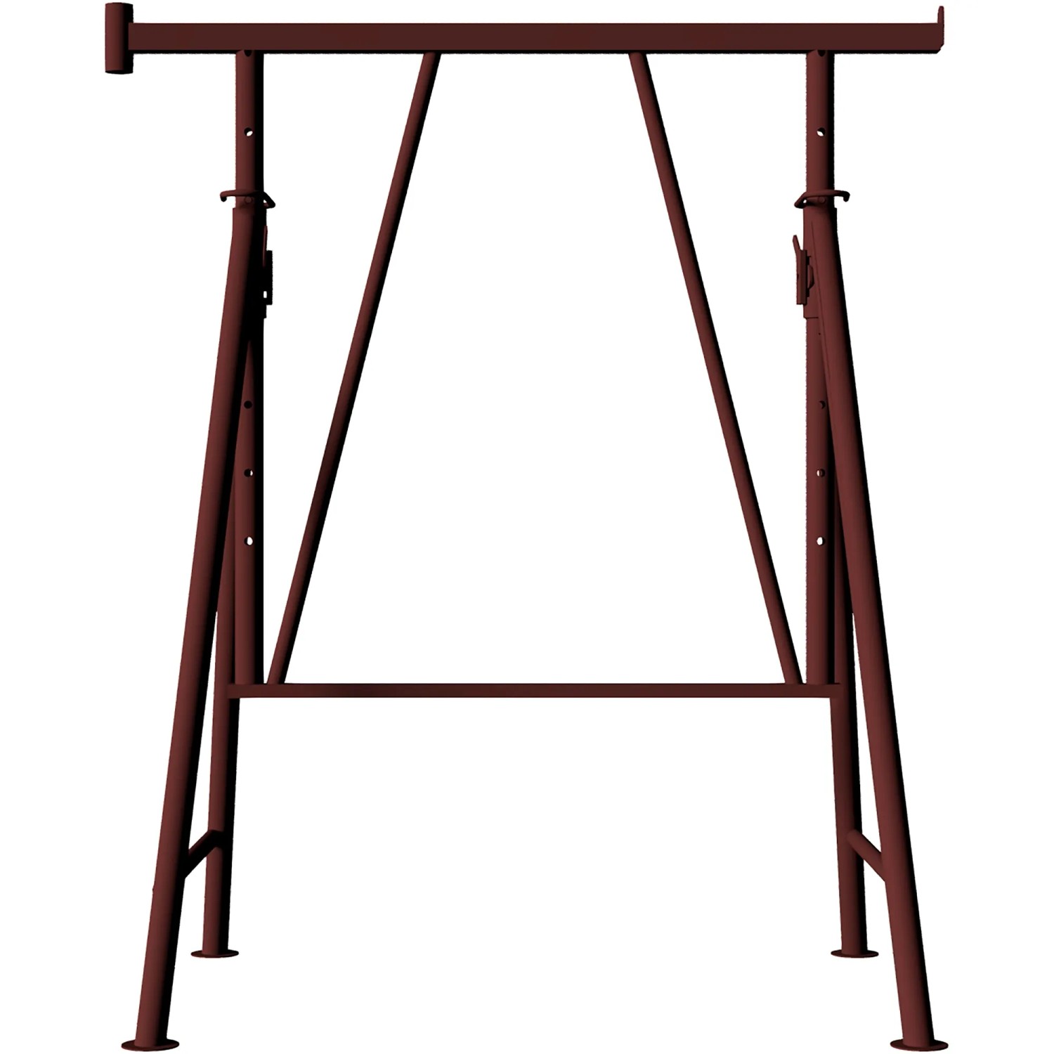 Brauner Schake Faltgerüstbock Compact S, 1,2 m x 1,95 m, verstellbar und robust für Bauarbeiten.