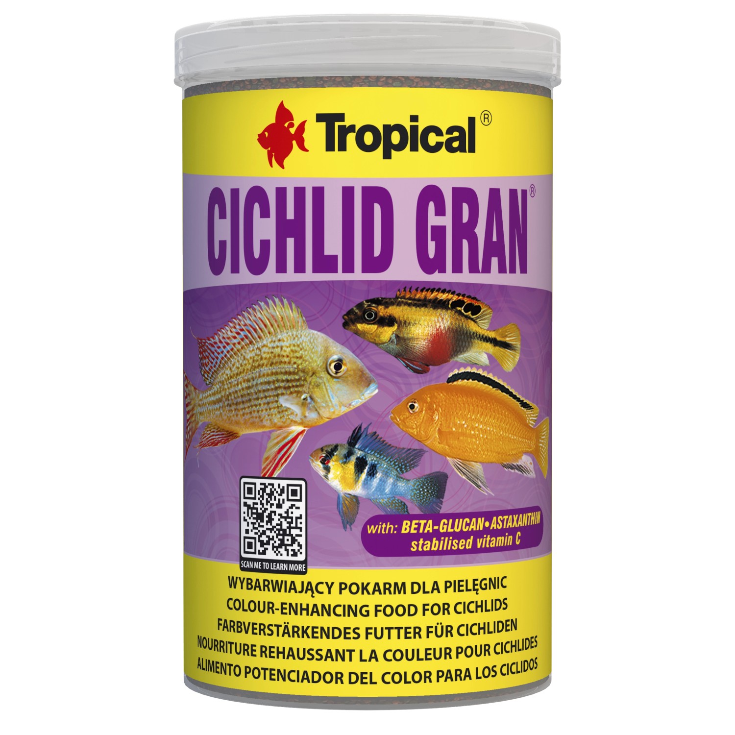 Tropical Fischfutter-Granulate Cichlid Gran 1.000 ml