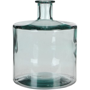 Transparente Mica Decorations Vase Guan in Flaschenform, Ø 21x26 cm, ideal für Zweige und Trockenblumen.
