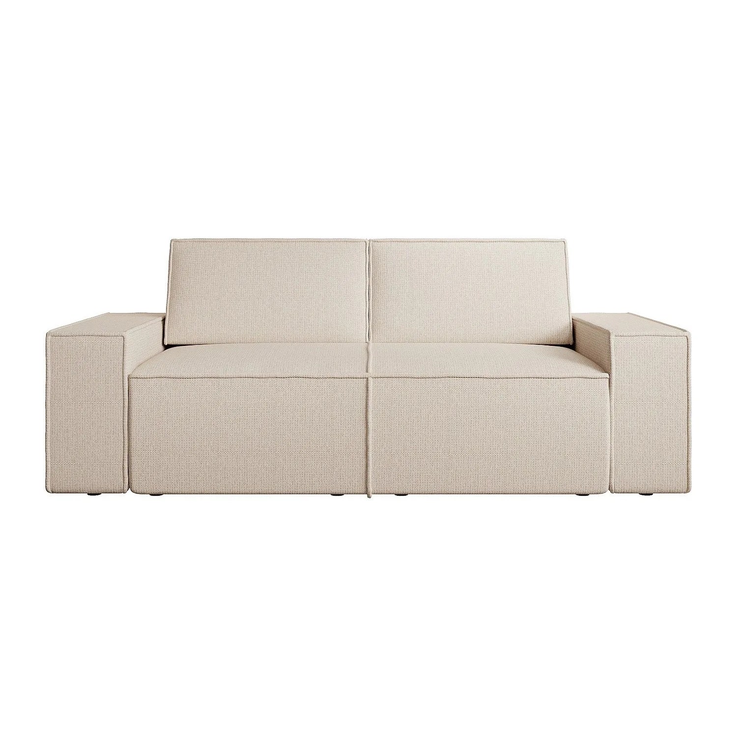 Vente-unique Sofa Ohne Schlafmöglichkeit Amelia Beige 210 cm