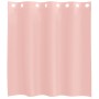 Rosa Voile Vorhang mit Ösen, 140x140 cm. Halbtransparenter Fenstervorhang aus Polyester.