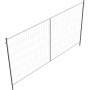 Feuerverzinkter Schake Mobilzaun Profi M, 3,5 m breit x 2 m hoch, für Baustellen und Veranstaltungen.