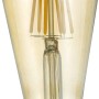 Trio E27 LED-Leuchtmittel in Kolbenform, 6W, warmweiß, goldfarben. Ideal für Wohnräume.