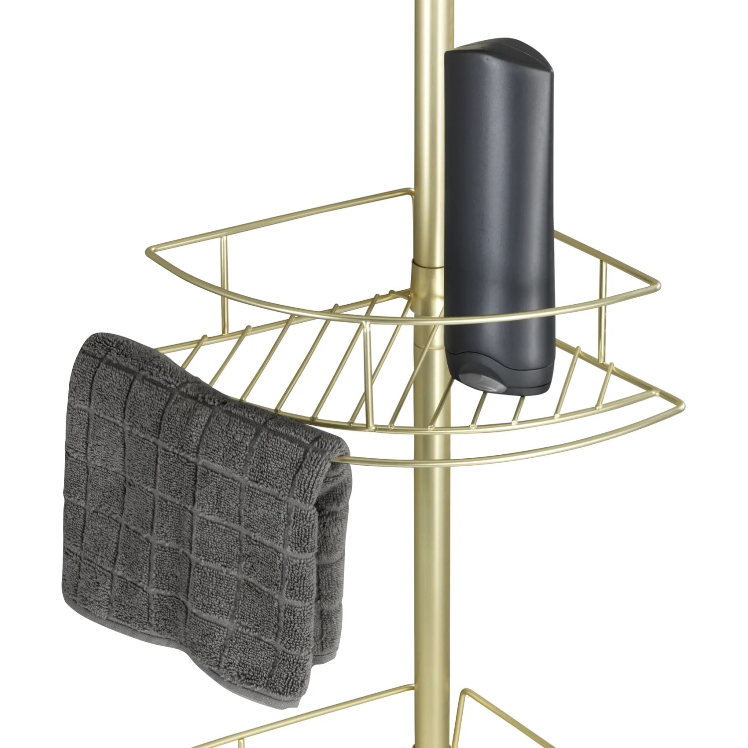 Wenko Duschablage Dolcedo Teleskop Eck Rostfrei Gold Matt 65-275 cm o. Bohren kaufen bei OBI