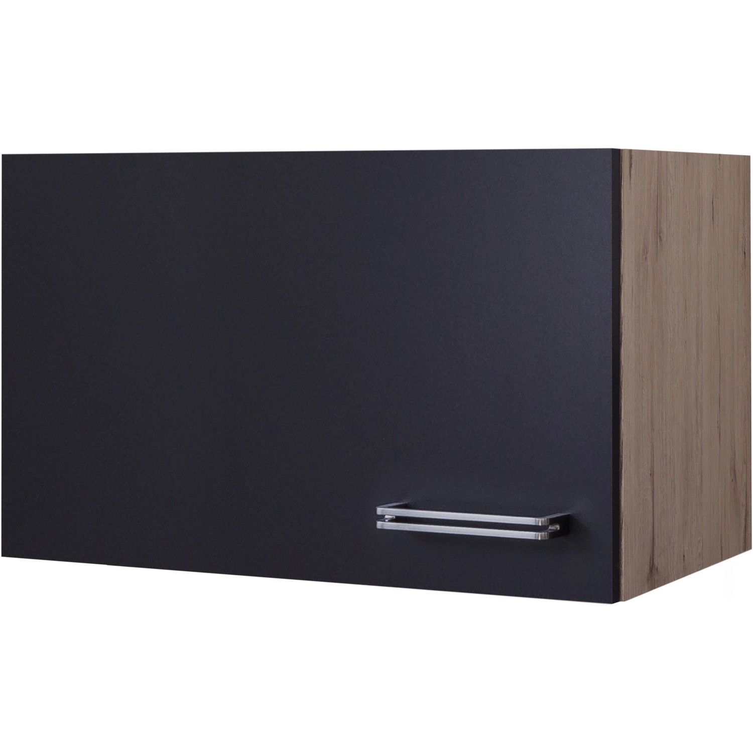 Flex-Well Exclusiv Kurz-Hängeschrank Lara 60 x 32 cm Anthrazit-San Remo Eiche