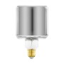 Eglo E27 LED Leuchtmittel, 4 W, mit silberfarbenem, eckigem Reflektor für stimmungsvolles Licht.