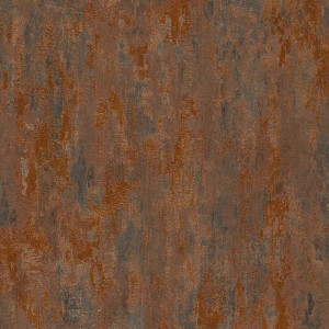 Bricoflor Vliestapete in Rostoptik, braune 3D Tapete mit Struktur Effekt für Küche und Flur.