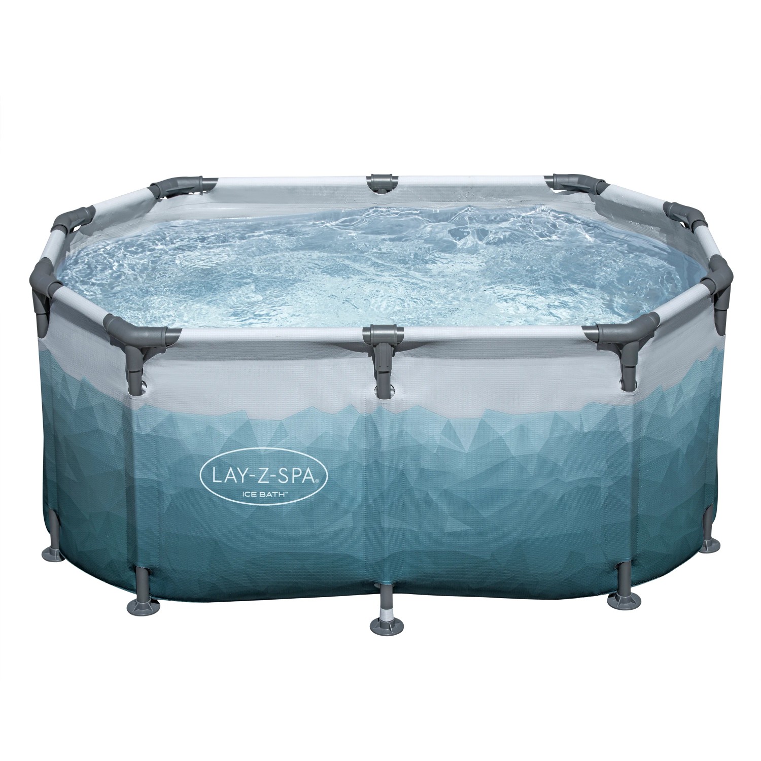 Bestway Eisbad Glacial Dip mit Filterpumpe Oval 150 cm x 90 cm x 65 cm_2