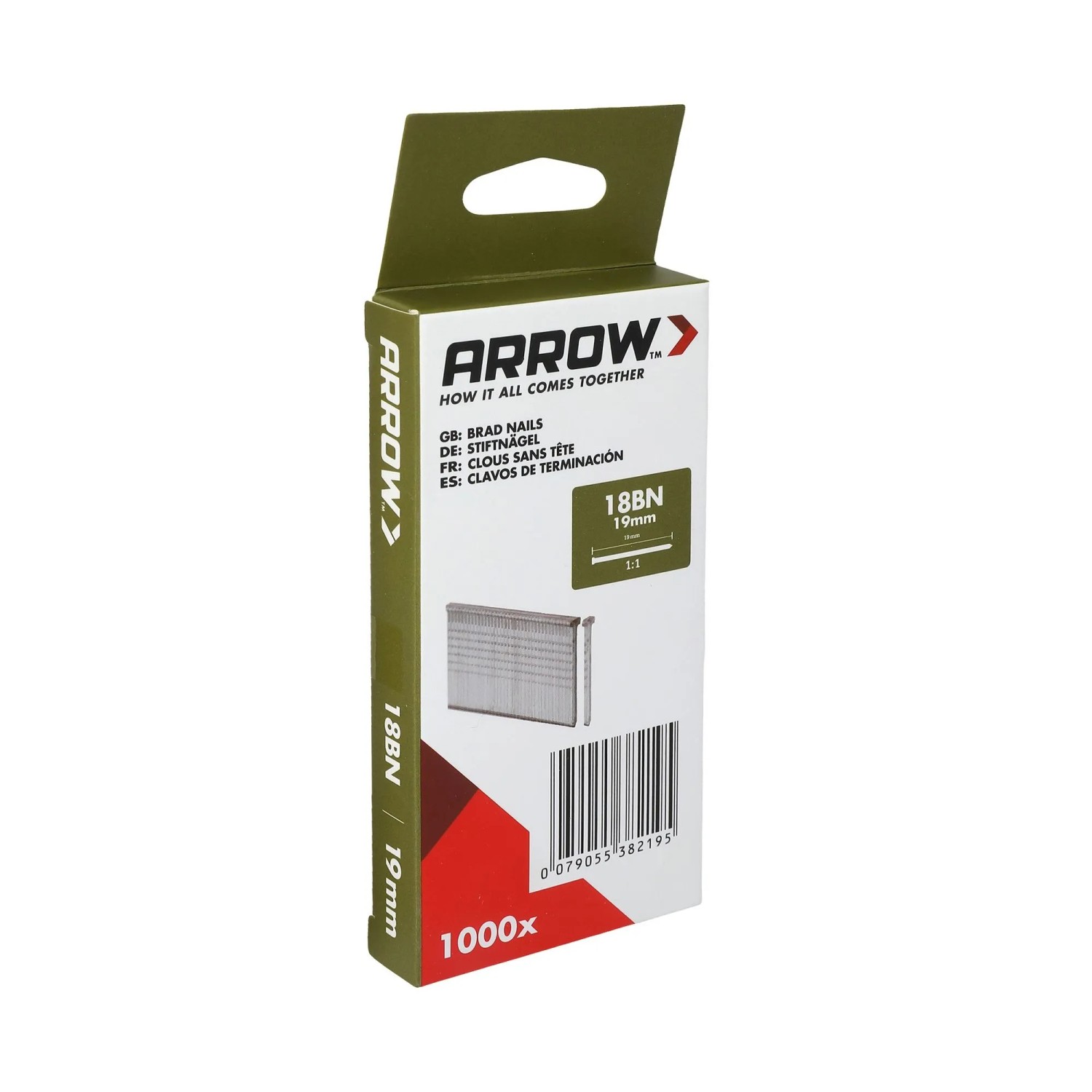 Arrow Tackernagel 18BN 19 mm 1.000 Stück