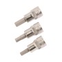 LUX Steckschlüssel Set, 3-teilig, TX40, TX45, TX50, für Schlüssel & Abzieher.