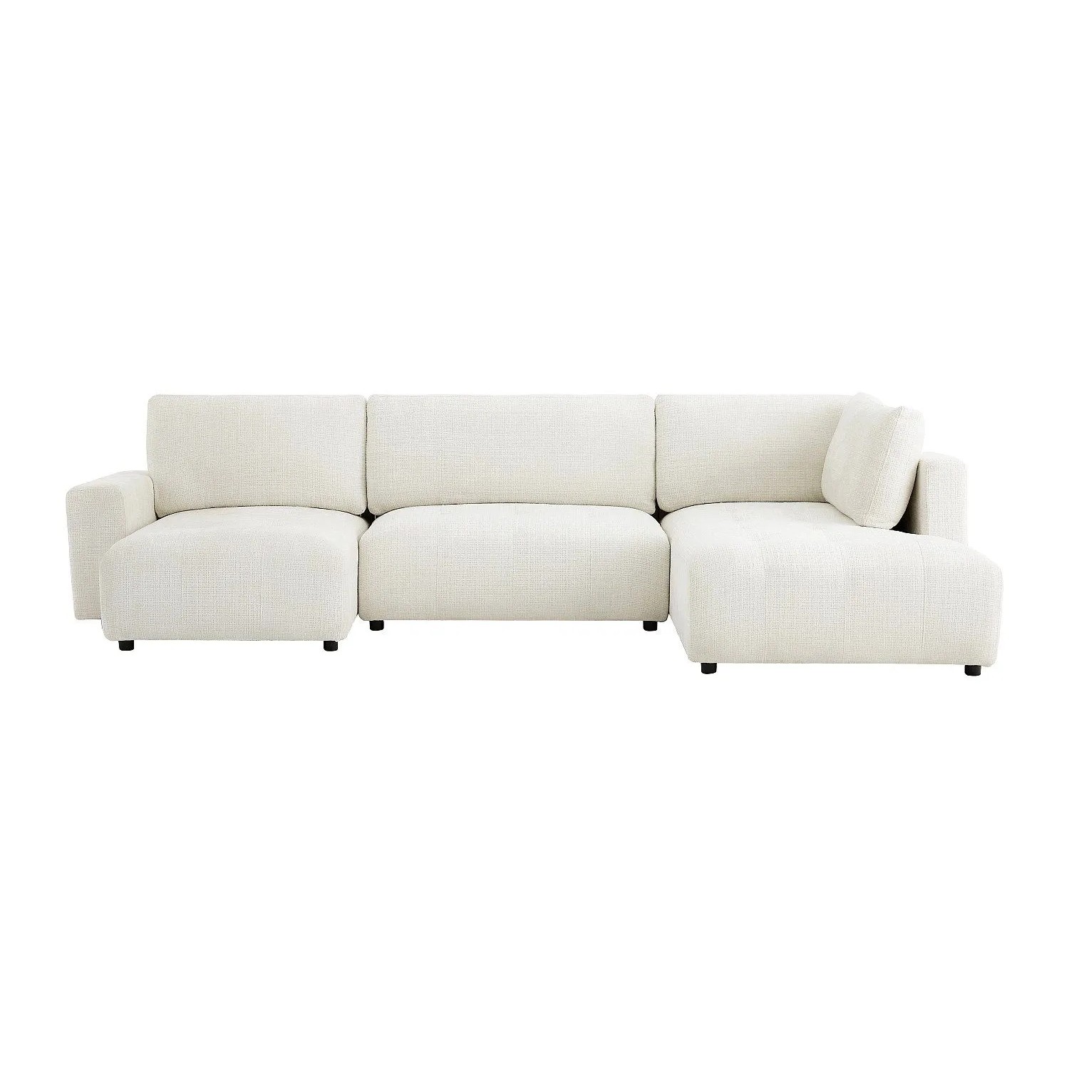 Vente-unique Sofa Ohne Schlafmöglichkeit Celaro Beige 352 cm