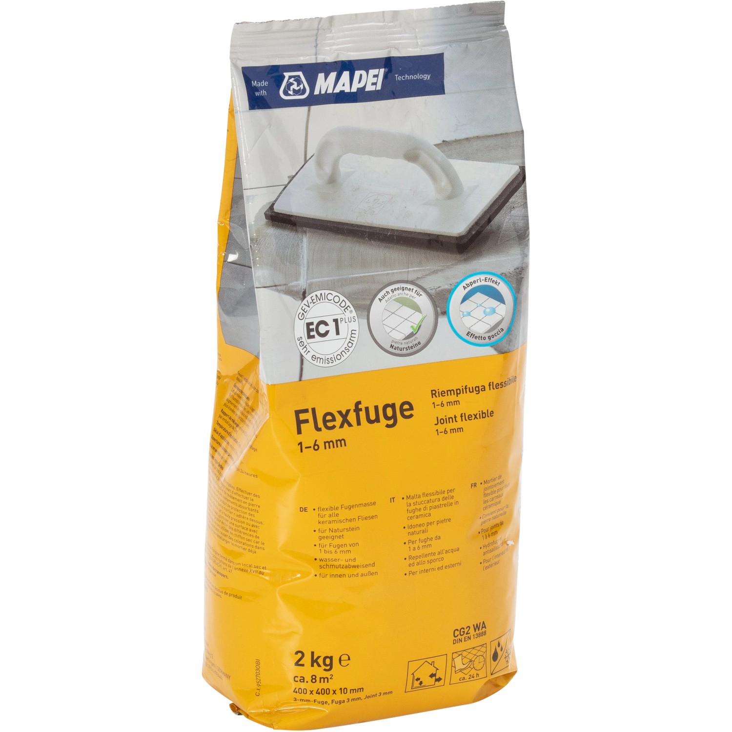 Flexfuge für 1 - 6 mm Fugenbreite Grau 2 kg