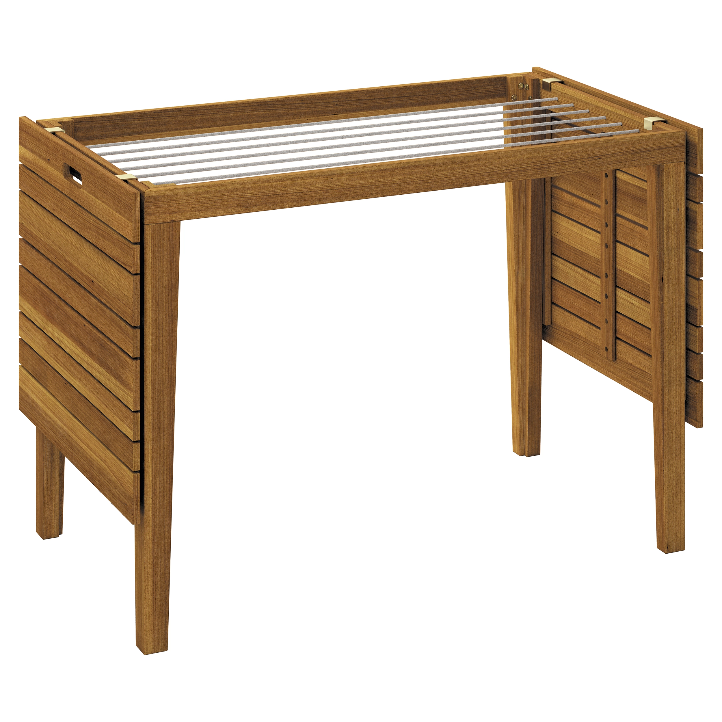 Balkonmöbel-Set Grenora 3-teilig FSC® Holz Natur bei OBI