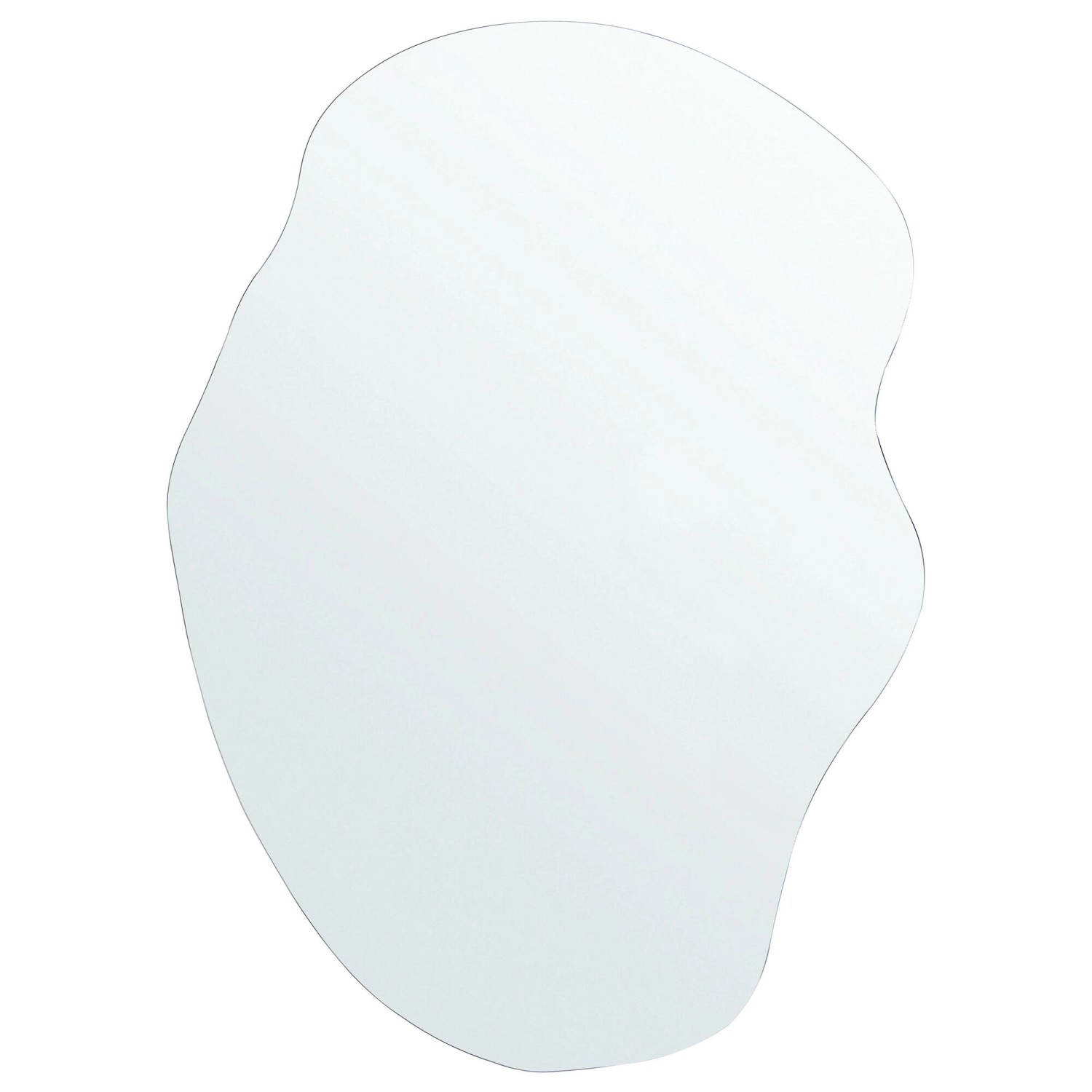 Beliani Wandspiegel FALAISE Silber 2x50x70