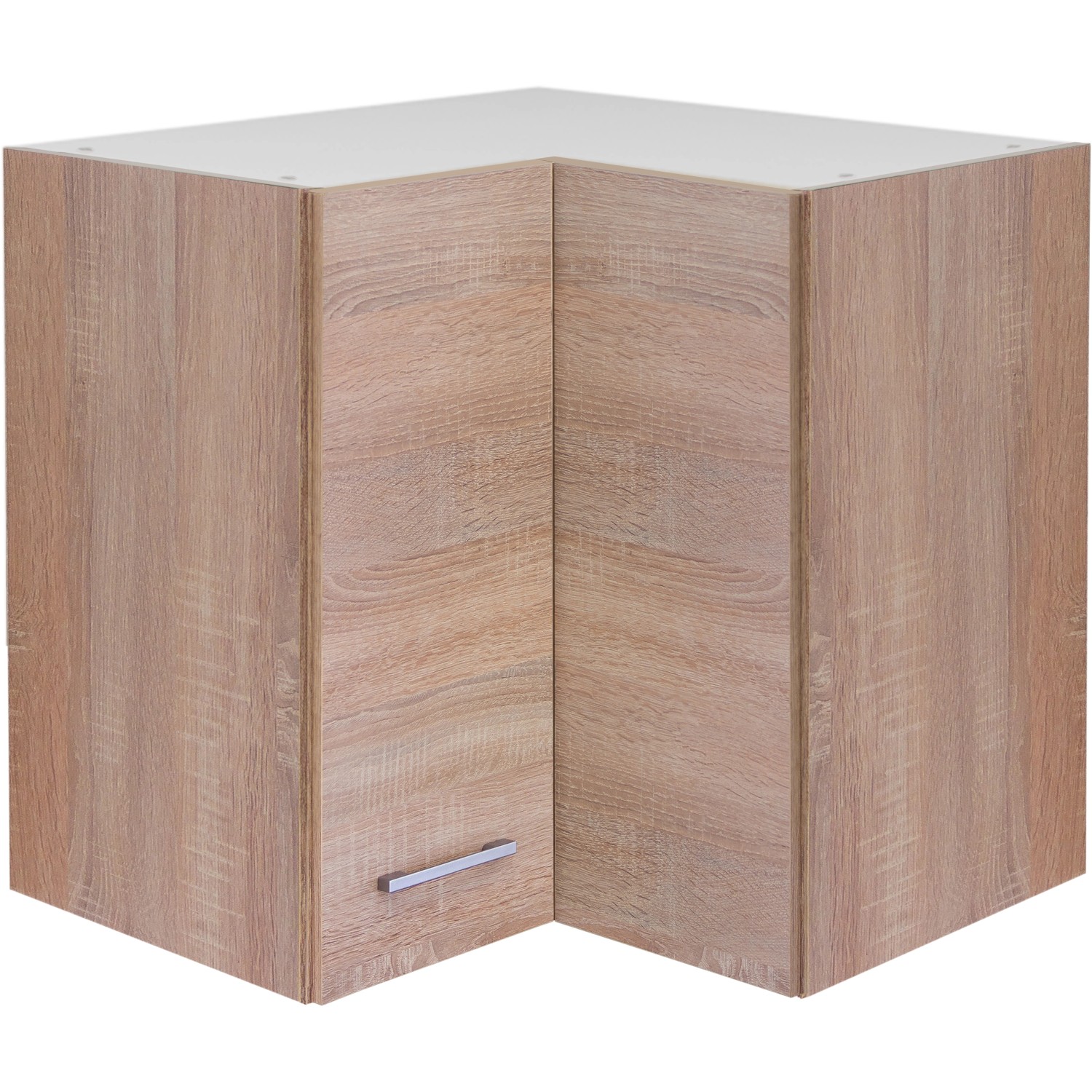 Flex-Well Classic Eck-Hängeschrank Florida 60 cm x 60 cm Sonoma Eiche