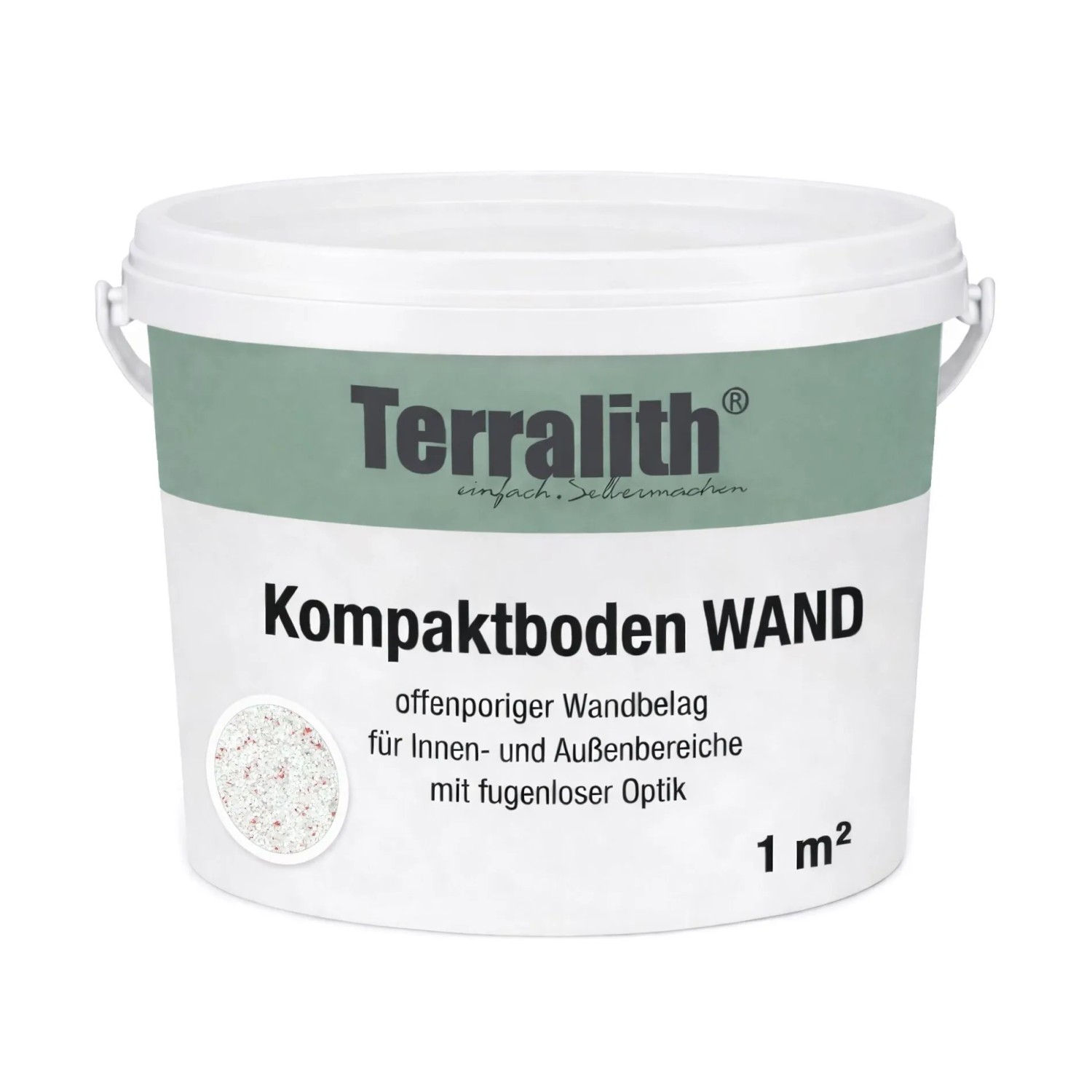 Terralith Kompaktboden Wand Mix Bianco 102 für 1 m²