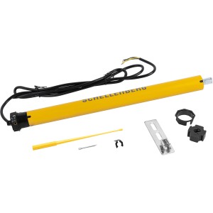 Schellenberg Rollladenmotor Standard Mini 6 Nm mit Zubehör für Rollladenantriebe.