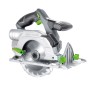 LUX-TOOLS Akku-Handkreissäge A-KS-20/150, 20V, mit Sägeblatt und Softgriff.