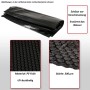 Schwarze MCW Pool Abdeckung 3x2m, rechteckig, 200µm, aus PE-Folie. Schutz vor Verschmutzung und Wärmeverlust.