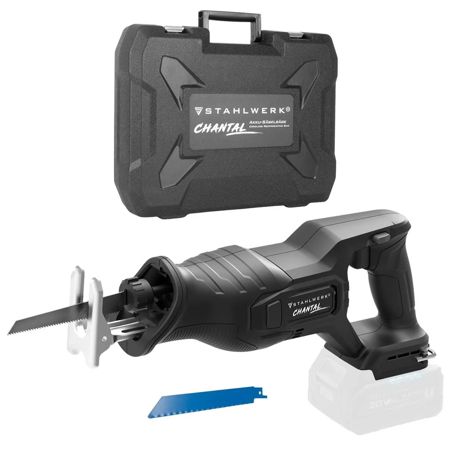 STAHLWERK Akku Säbelsäge CHANTAL Ohne Akku Brushless 20 V 2800 Upm 25,4MM Hub