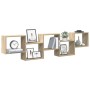 vidaXL Würfelregal 5 Fächer Sonoma-Eiche Holzwerkstoff 859997_2