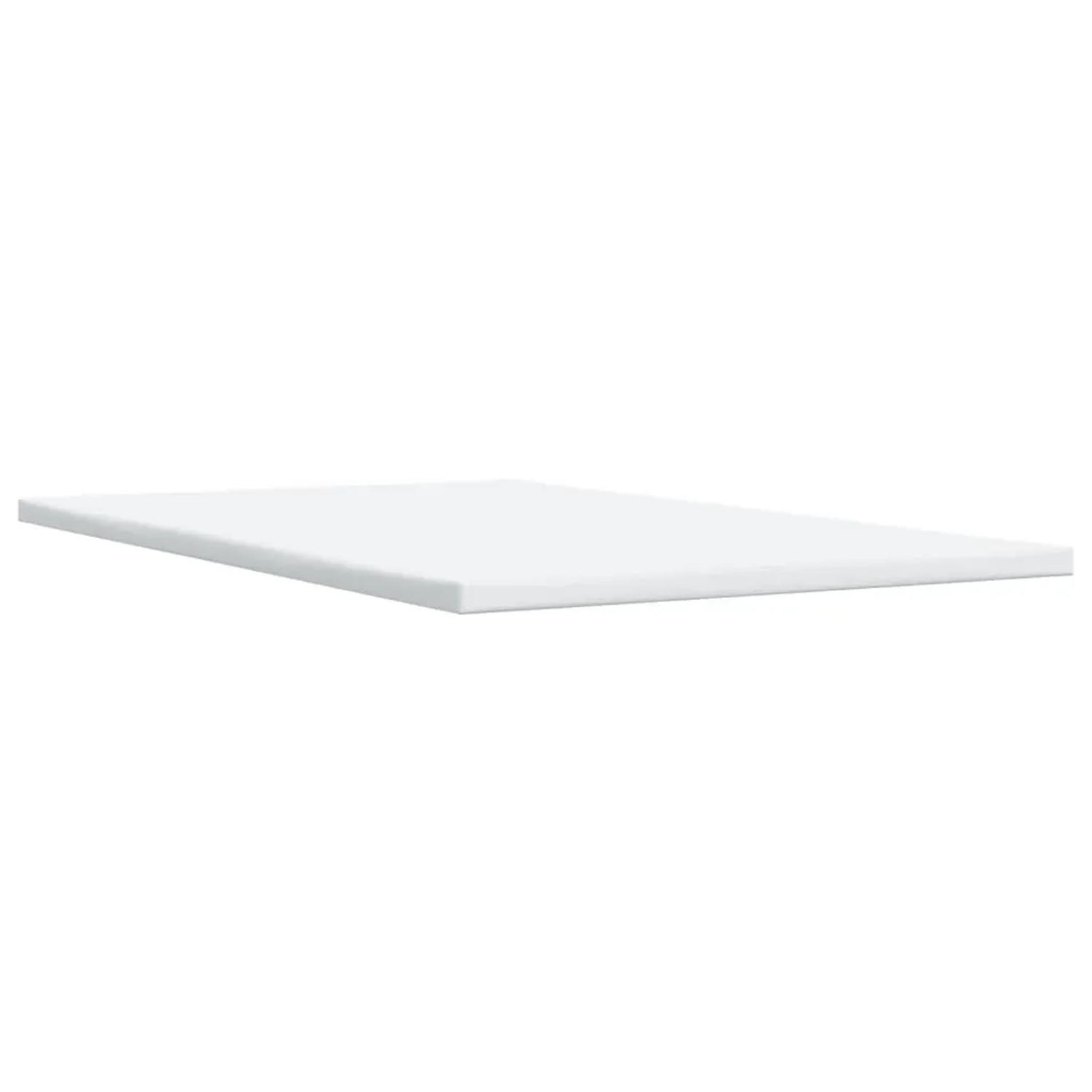 Matratzenauflage in Weiß für vidaXL Boxspringbett, 120x200 cm.