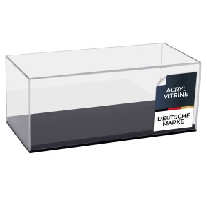 HMF 46804 Acryl Vitrine Schaukasten für Modellautos Figuren 34 x 16 x 14 cm Transparent