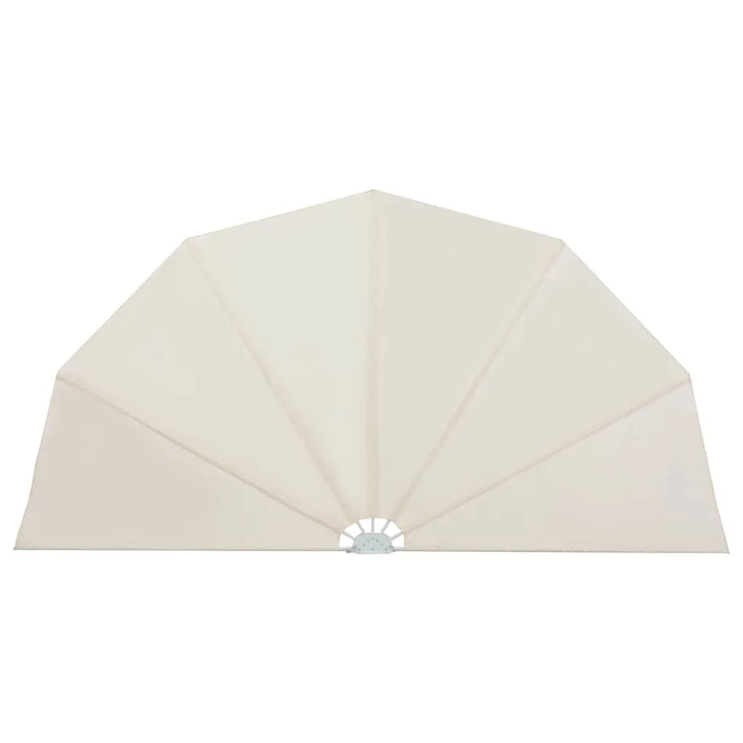 vidaXL Faltbarer Terrassen-Seitenfächer Creme 160 cm 44577