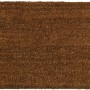 Naturfarbene Kokosmatte, 40x60 cm, für den Innenbereich. Fußmatte aus Kokosfasern mit rutschfestem Gummirücken.