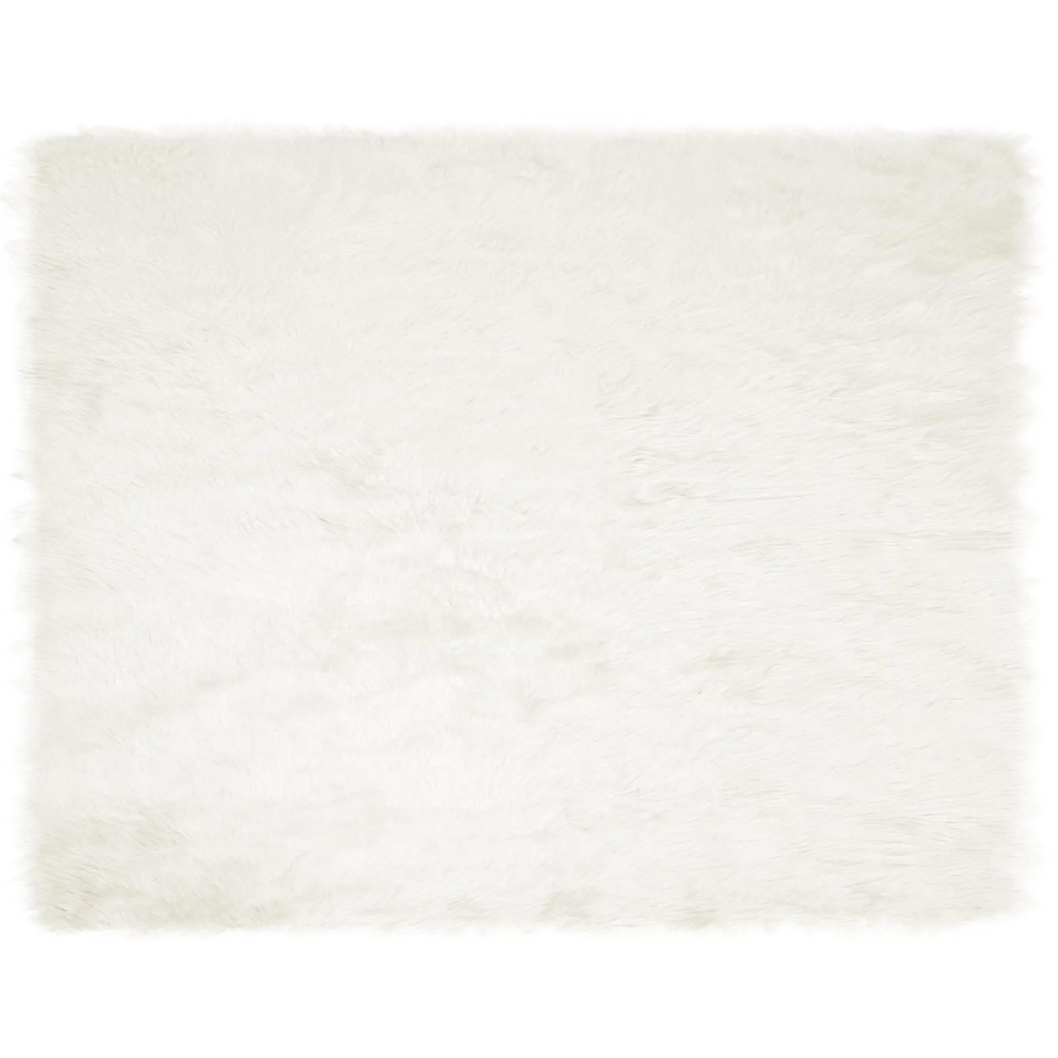 vidaXL Kunstschaffell Teppich Tafalla Weiß 200 x 280 cm Polyester 42021463 günstig online kaufen