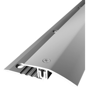 Silbernes Parkettfreund Ausgleichsprofil PF 256, 100cm lang, für Bodenhöhen 6,5-16mm.