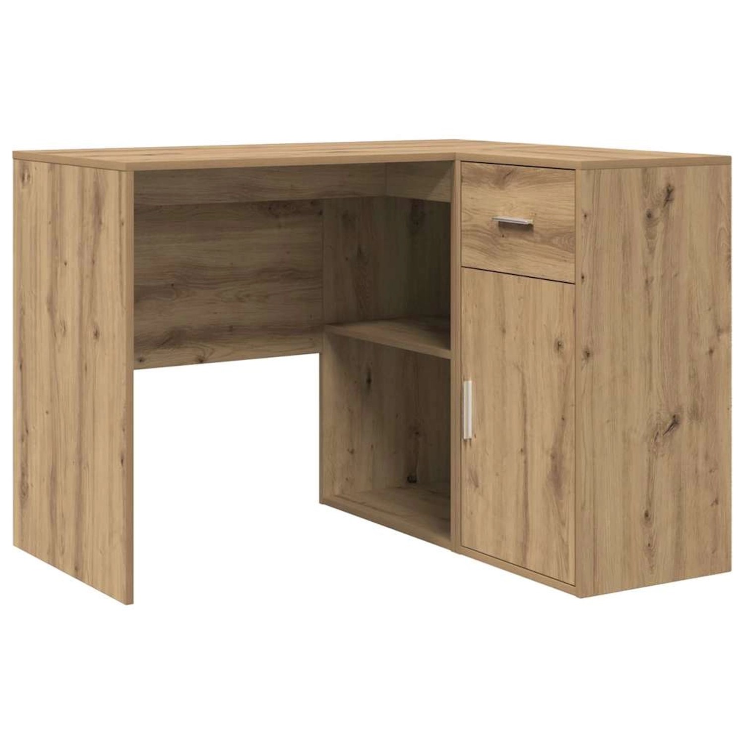 vidaXL Eckschreibtisch Artisan-Eiche 102 x 50 x 75 cm Holzwerkstoff 3337280 günstig online kaufen