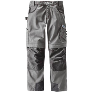 Graue Scheibler Arbeitsbundhose Extreme Professional Gr. 50 mit Kniepolstertaschen und vielen Taschen.