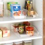 Wenko Kühlschrank-Organizer 3er-Set, transparente Küchenhelfer zur Aufbewahrung im Kühlschrank.