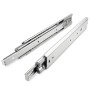 SOTECH Vollauszug 80 kg, 550 mm, aus verzinktem Stahl mit Soft Close. Zwei Schubkastenauszüge, einer ausgezogen.