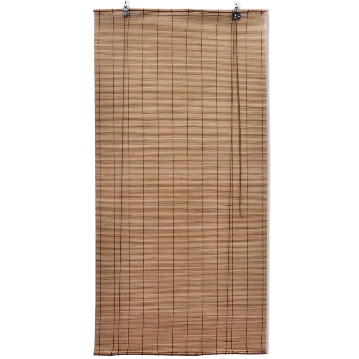 Braunes Bambusrollo, 140x220 cm, für Fenster. Sichtschutz und natürliche Optik für Ihr Zuhause.