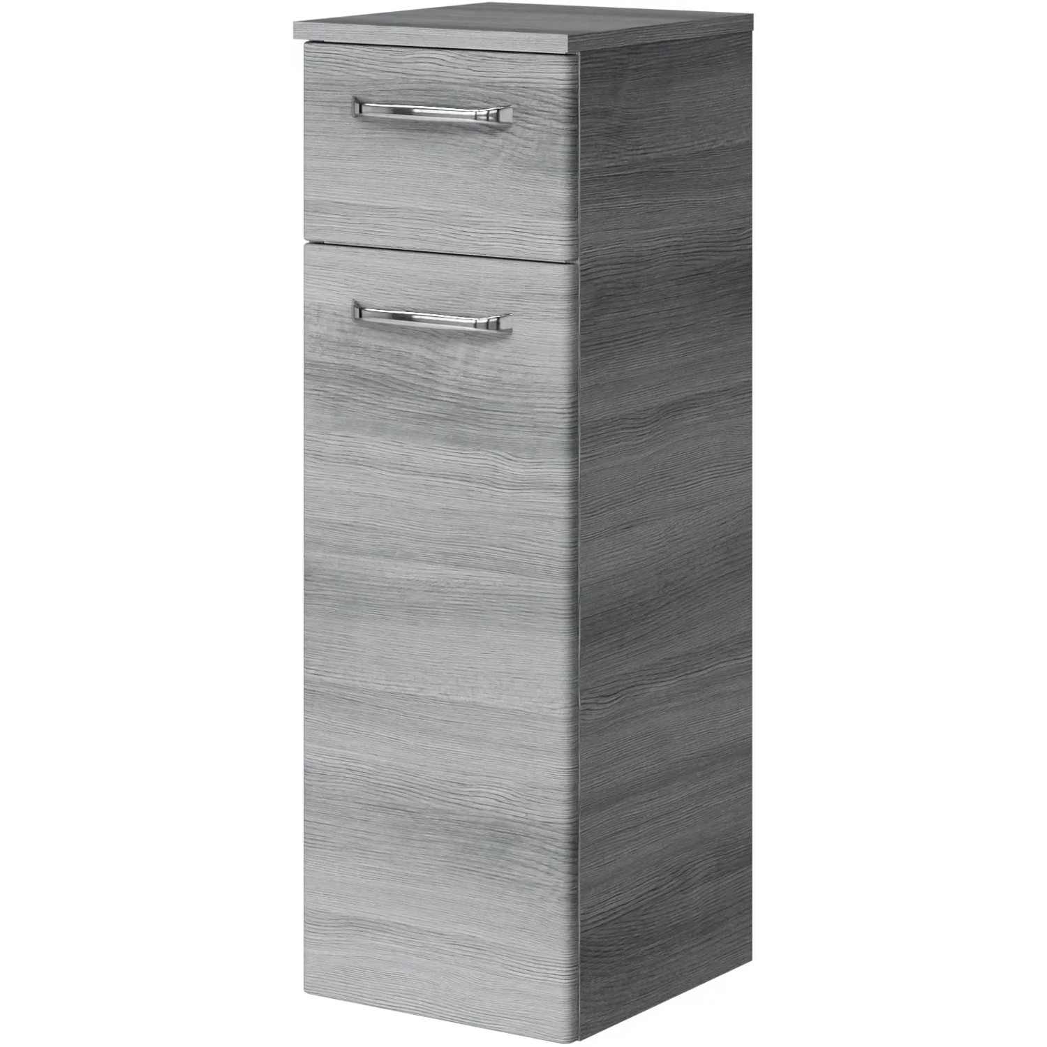 Pelipal Bad-Hängeschrank Trentino, Graphit Struktur, 30 cm breit.