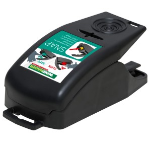 Windhager Rattenfalle Snap aus Kunststoff, wiederverwendbar und leicht zu entleeren.