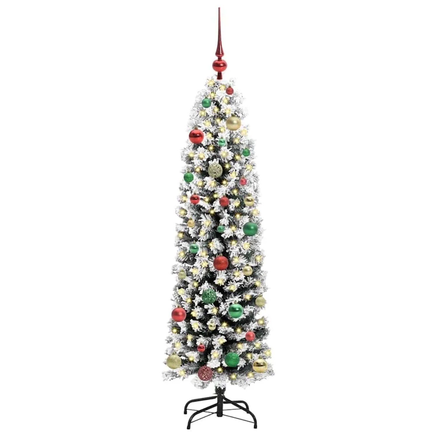 vidaXL Künstlicher Weihnachtsbaum mit 150 LEDs mit Ständer Grün 150 cm 3395013